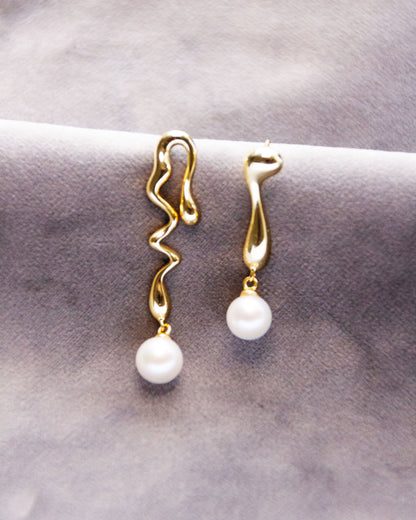 Dali‘s Dream Silver / Gold Plating Earrings