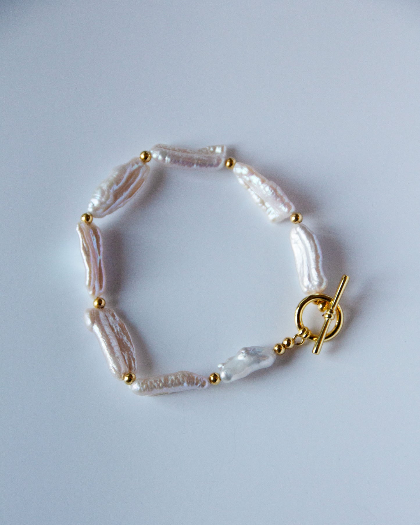 Simple Affection Gold Plating Bracelet